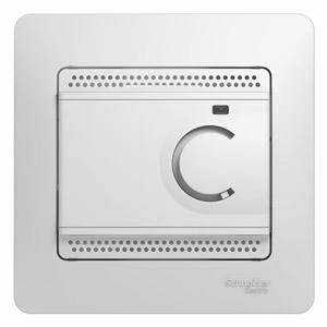  артикул GSL000138 название Терморегулятор для теплого пола (в сборе) , Белый, серия Glossa, Schneider Electric