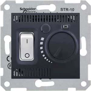  артикул SDN6000170 название Термостат комнатный , Графит, серия Sedna, Schneider Electric