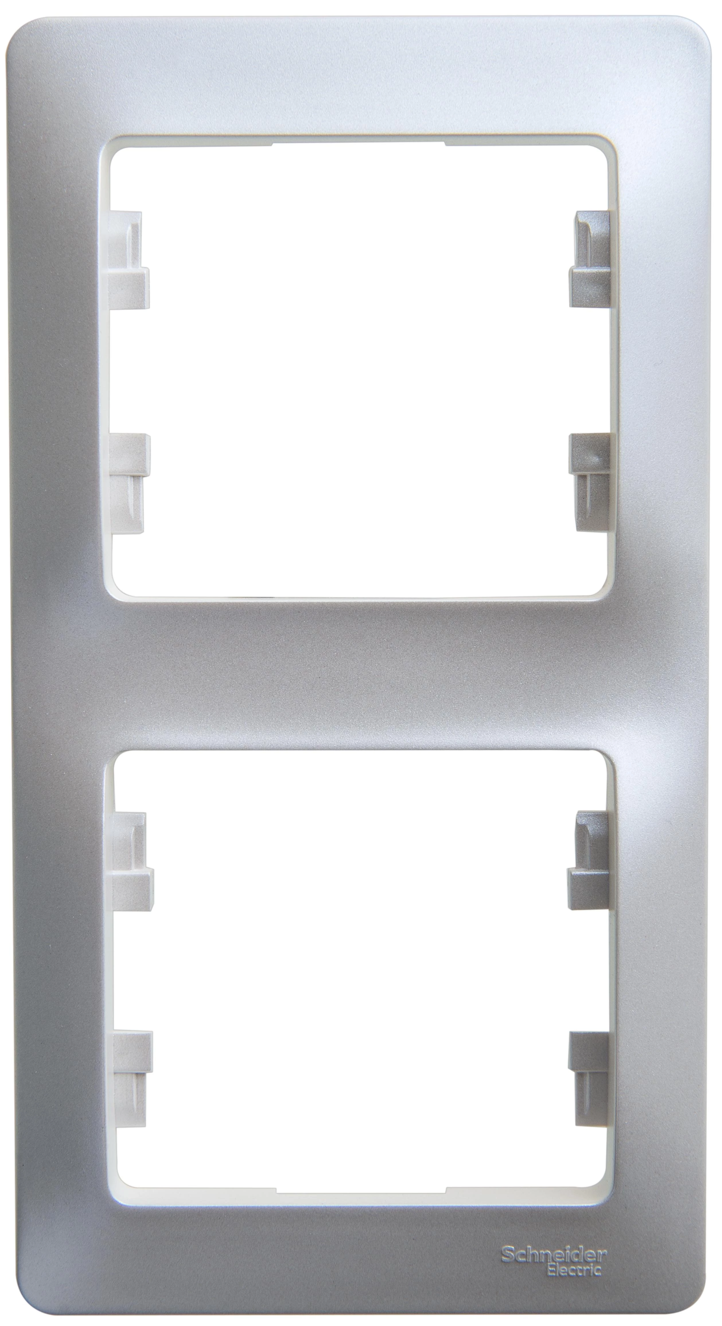  артикул GSL000606 название Рамка 2-ая (двойная) вертикальная , Перламутр, серия Glossa, Schneider Electric