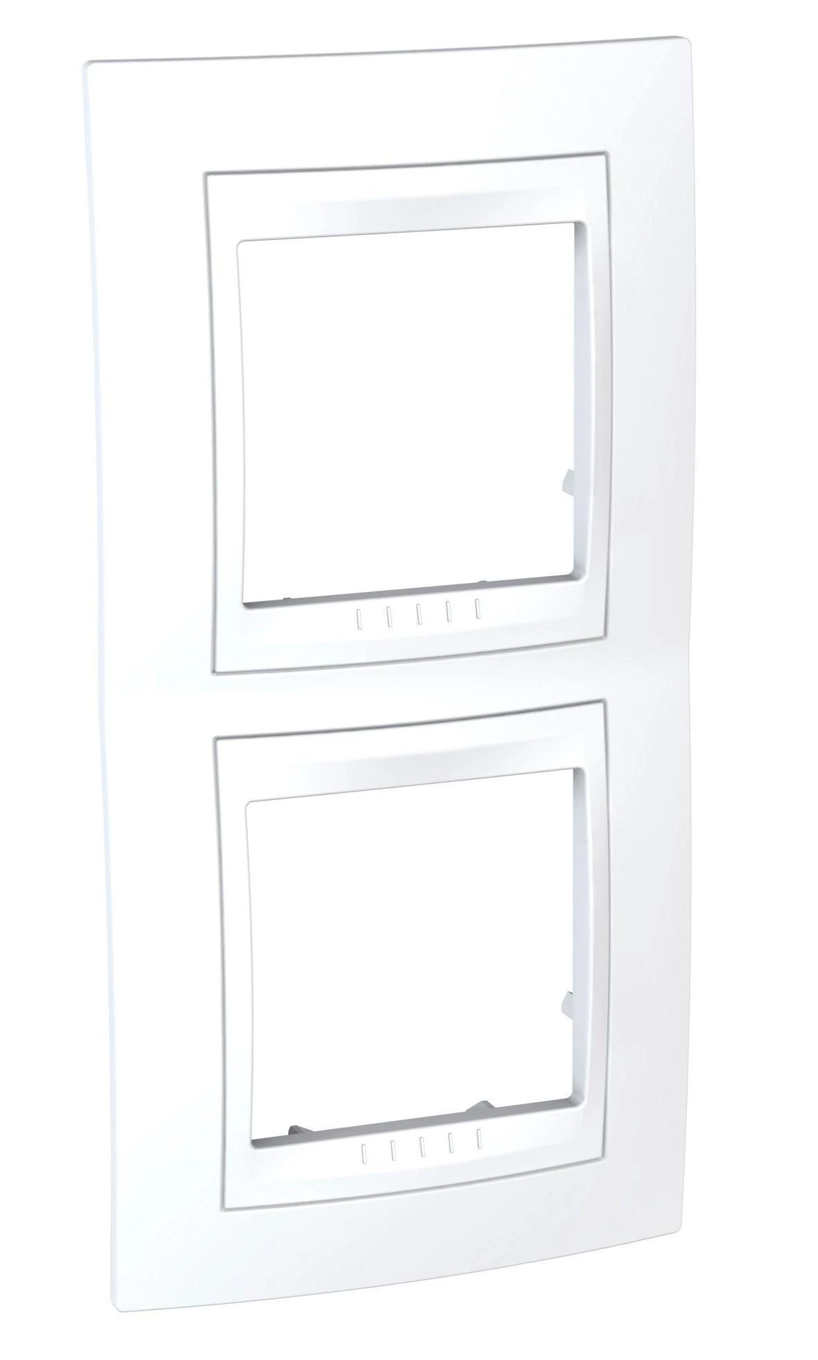  артикул MGU6.004V.18 название Рамка 2-ая (двойная) вертикальная , Белый, серия Unica, Schneider Electric