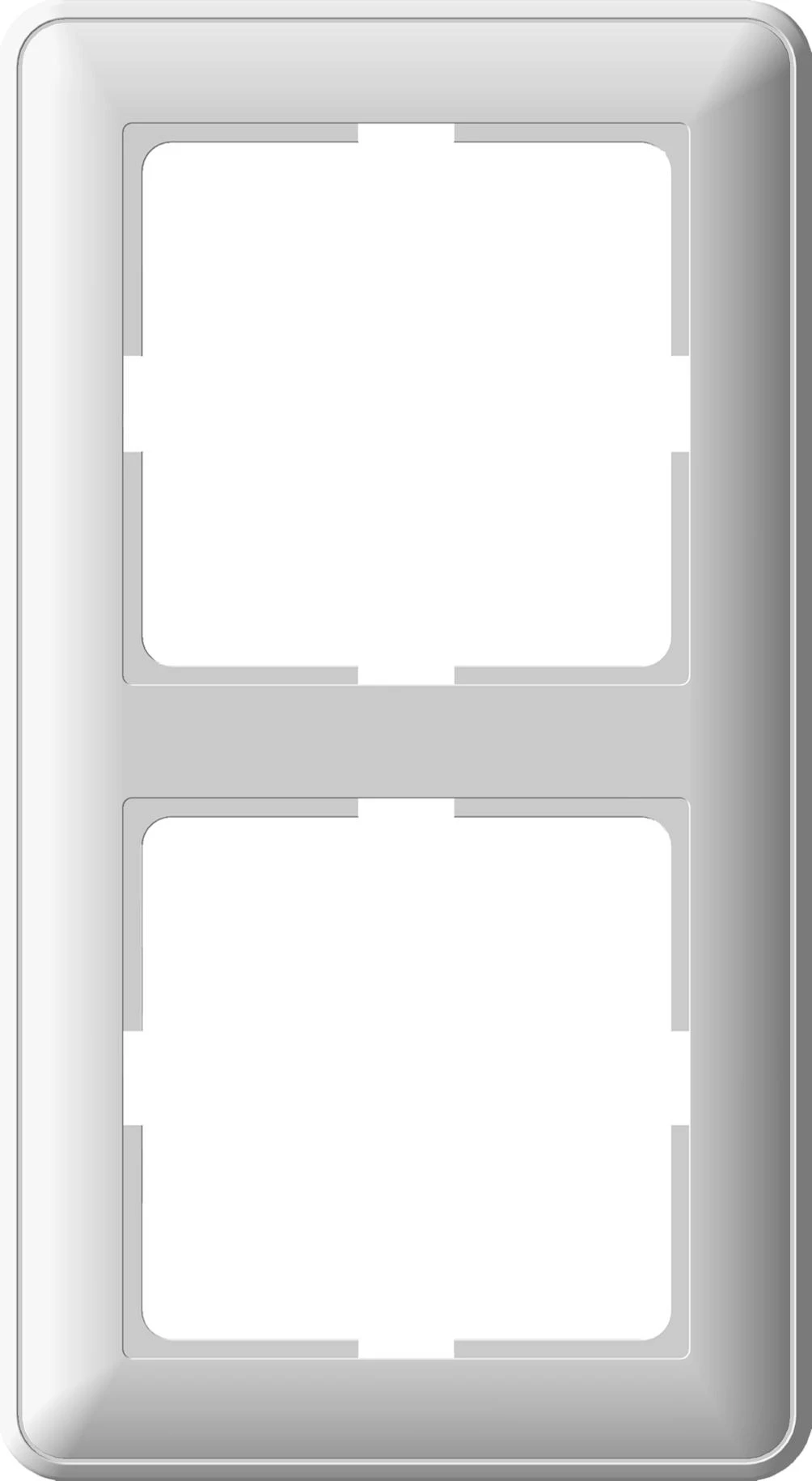  артикул KD-2-18 название Рамка 2-ая (двойная) , Белый, серия Wessen 59, Schneider Electric
