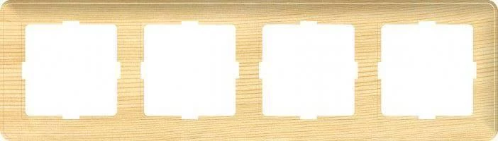  артикул KD-4-78 название Рамка 4-ая (четверная) , Сосна (пластик), серия Wessen 59, Schneider Electric