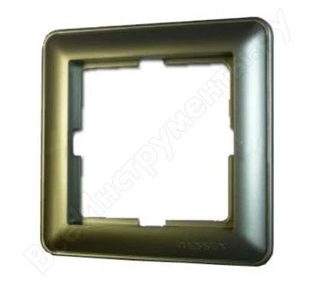  артикул KD-1-48 название Рамка 1-ая (одинарная) , Шампань, серия Wessen 59, Schneider Electric