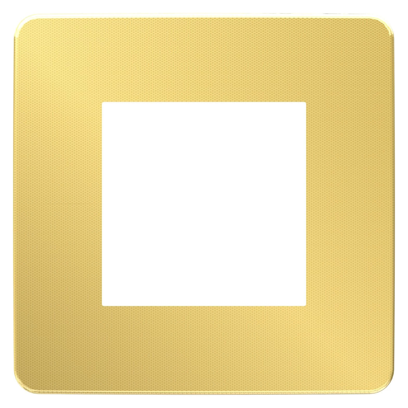  артикул NU280259 название Рамка 1-ая (одинарная) , Золото/Белый, серия Unica Studio, Schneider Electric